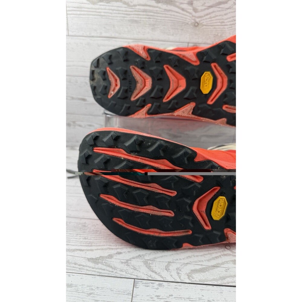ALTRA Mont Blanc Carbon Mens 9.5 White Coral Trail Running Shoes #635 - Picture 6 of 7